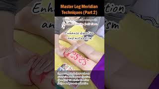 Master Leg Meridian Techniques (Part 2)
