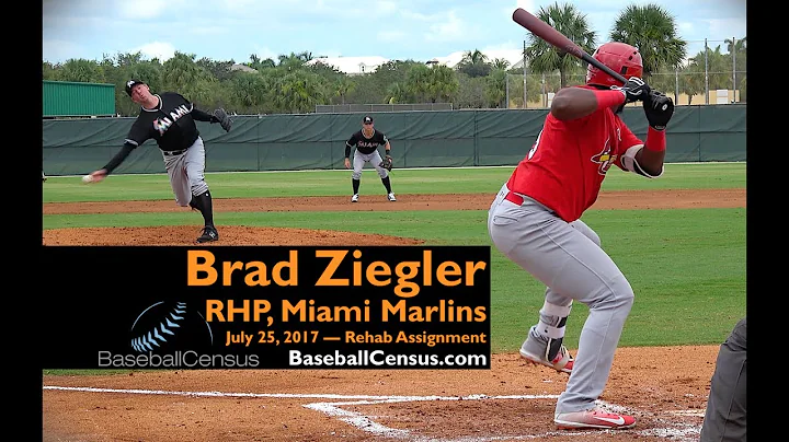 Brad Ziegler, RHP, Miami Marlins  July 25, 2017 Re...