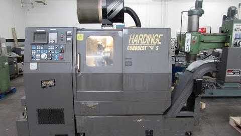 Hardinge Conquest T42SP CNC Turning Center w/Live Milling and Sub-Spindle