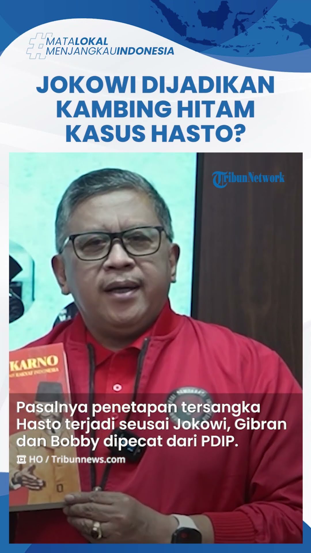 Pengamat Sebut Jokowi Jadi Kambing Hitam Kasus Dugaan Suap Hasto, Tak Kaget Sekjen PDIP Tersangka
