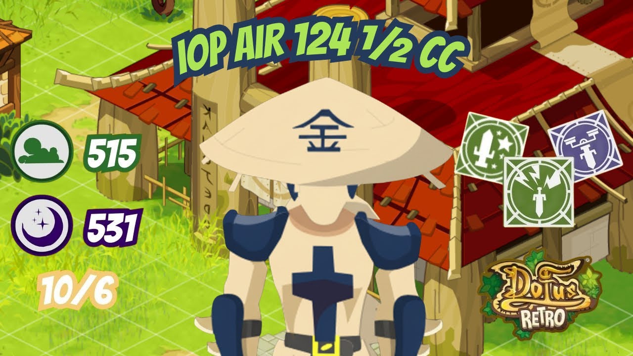 [Dofus Retro] IOP AIR 124 (1/2 CC) : PRÉSENTATION STUFF & DÉGÂTS