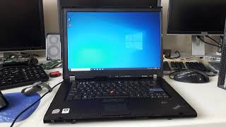 Lenovo Thinkpad T61 Ssd Boot Test W Windows 10 64-Bit