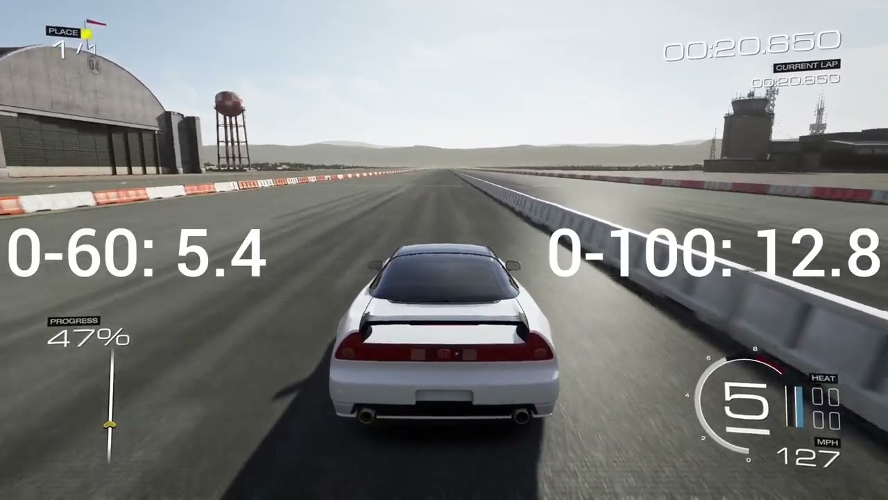 Forza Motorsport 5 - 2005 Honda NSX-R Acceleration (0-60, 0-100, 0-150)
