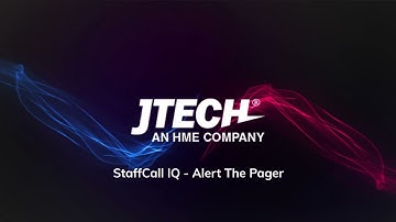 JTECH StaffCall IQ - Alert The Pager