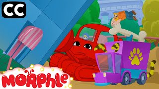 Morphle Bulldozer Chaos | Mila &amp; Morphle Literacy | Cartoons with Subtitles