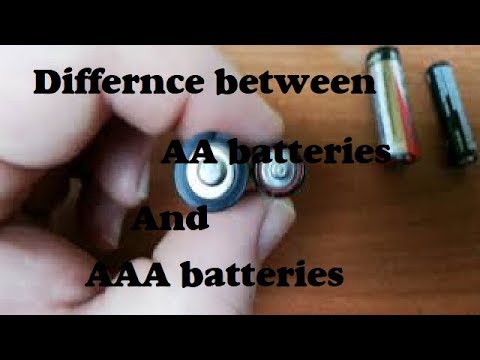 Difference between aaa and aa batteries explained | Tech onwards