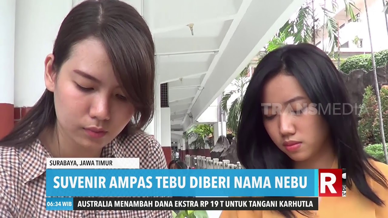 Limbah Ampas Tebu Jadi Suvenir Indonesia | REDAKSI PAGI (09/01/20)