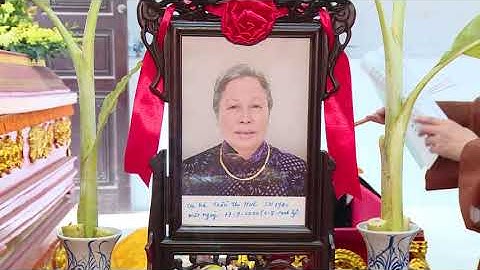 Lễ tang cụ Trần thị Huệ