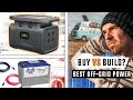 Portable Power Station vs TOP SPEC DIY Off-Grid Build  // Which Wins? (feat. Growatt INFINITY 1500)