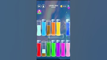 #level =820#watersort #shortvideo #games