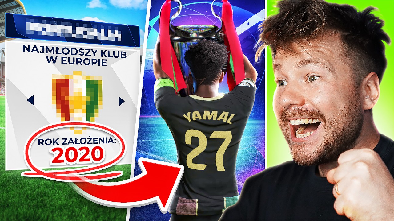 WYGRAŁEM LIGĘ MISTRZÓW NAJMŁODSZYM KLUBEM w EUROPIE! FC 24