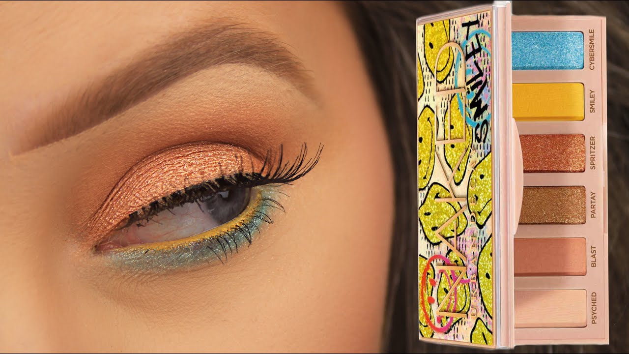 ☆Urban Decay☆ Naked ミニ アイシャドウ パレット Mucho Happy URBAN DECAY X SMILEY NAKED MUCHO HAPPY TUTORIAL | SUMMER