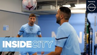 Exclusive behind the Scenes with Man City? | Team Hotel, Gym \& more! | Inside City 385