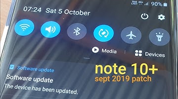 Update Software for Samsung Galaxy Note 10+ x September 2019 Security Patch