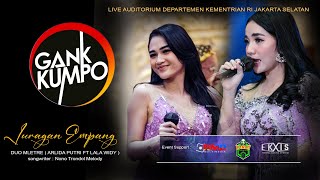 Download Lagu Duo Mletre ( Arlida Putri Ft Lala Widy ) Juragan Empang - GANK KUMPO Live Jakarta Selatan MP3 Download Lagu Duo Mletre ( Arlida Putri Ft Lala Widy ) Juragan Empang - GANK KUMPO Live Jakarta Selatan MP3
