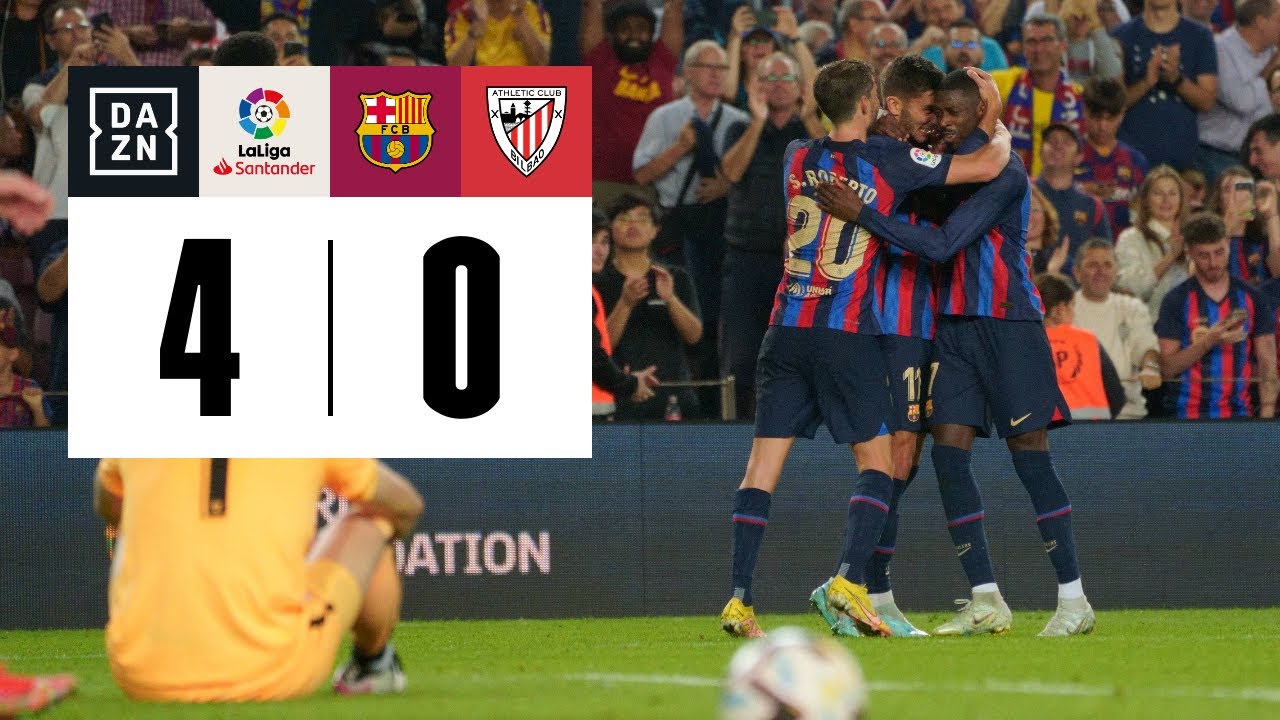 FC Barcelona vs Athletic Club (4-0) | Resumen y goles | Highlights ...