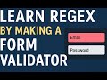 Learn Regex by Making a Form Validator - An Autism Friendly Coding Tutorial