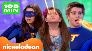 Los Thundermans | ¡100 MINUTOS de escenas de peleas con superpoderes en los Thunderman! by Nickelodeon en Español 99,296 views 2 weeks ago 1 hour, 45 minutes