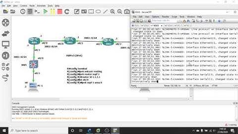Lab OSPFv3 IPv6: Cấu hình giao thức định tuyến OSPFv3 IPv6  trên GNS3 VM tích hợp IOU.
