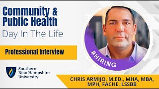 Day In The Life: Community & Public Health Professional, Chris Armijo
