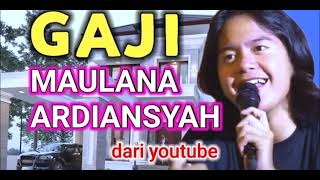 WOW GAJI YOUTUBE GAJI MAULANA ARDIANSYAH BULAN JUNI 2024