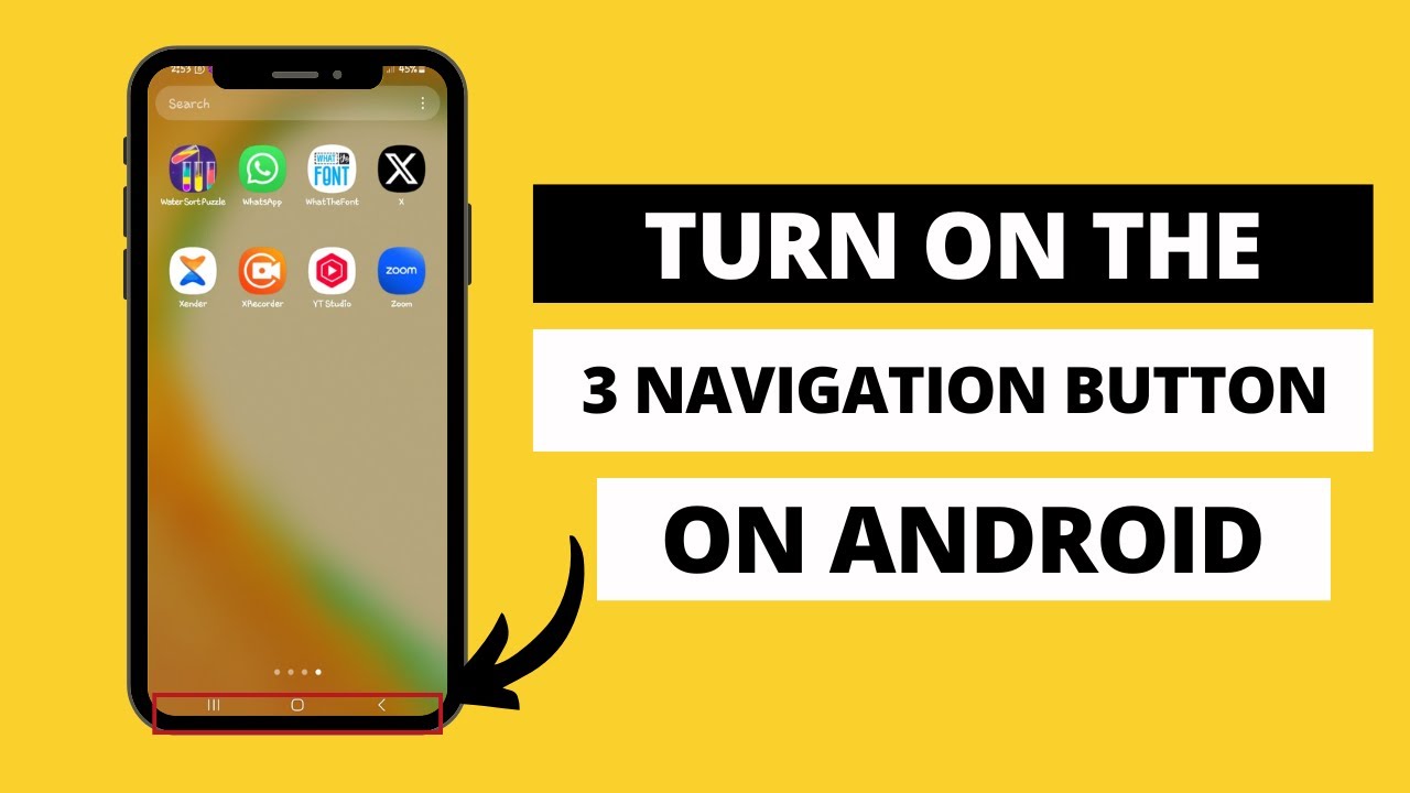 HOW TO ENABLE OR DISABLE NAVIGATION BUTTON IN ANDROID | CHANGE BACK AND ...