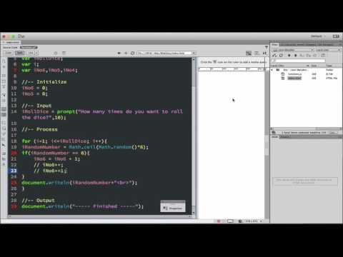 JavaScript Dice face counting - using counters
