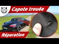  rparer un trou dans la capote  tuto boxster 986