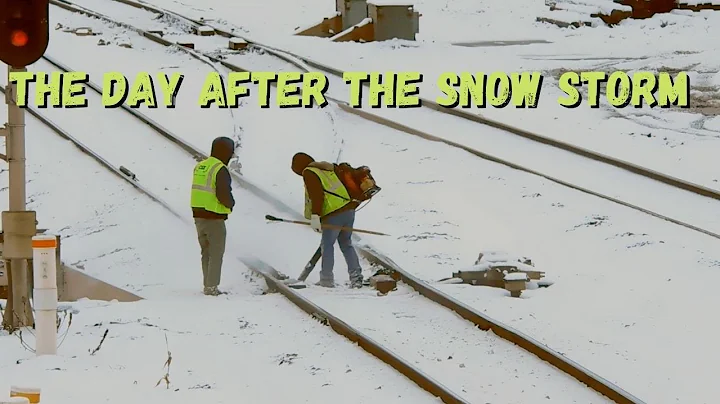 The morning after the snow storm in Marion at the ...