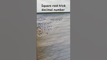 Square root trick of decimal number🤫🤫 #squareroot #maths #mathtricks #tricks @FunnyFace009