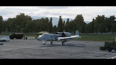 A-10C startup - taxi - takeoff - landing | DCS