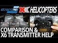 XK Helicopter Comparison & X6 Transmitter Help - K100, K110, K120, K123 & K124 - Motion RC