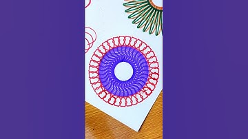 2 style #spirograph #satisfying #art #shorts