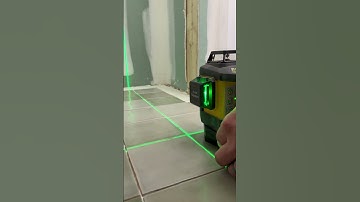 PERFECT Tile Layout! STABILA 360 Laser. #diy #construction #tools