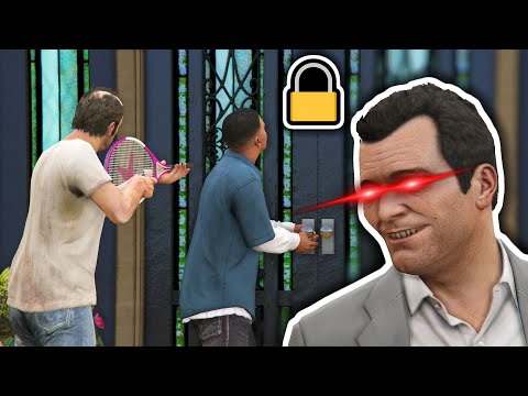 GTA 5 But Michael Locks His Doors