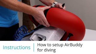 How to setup AirBuddy for diving