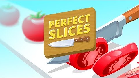 Perfect slices gameplay walkthrough All levels #gaming #perfectslicesvideos #kitten 