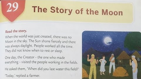 English grammar||Collins solution revised class- 3 ch-29the story of the moon.