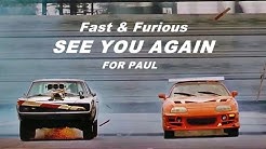 Fast & Furious - Wiz Khalifa - "See You Again" ft. Charlie Puth (with Lyrics) [HD]  - Durasi: 4:02. 
