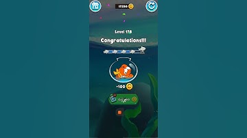 Fish Rescue pull pin puzzle Level 128 walkthrough Solutions Gameplay android Mobile