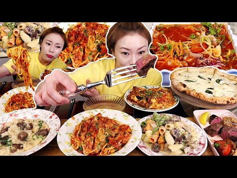 피자, 파스타, 스테이크 파티 후 입가심으로는 역시 새콤 달콤 매콤 물회~!!! 221016/Mukbang, eating show