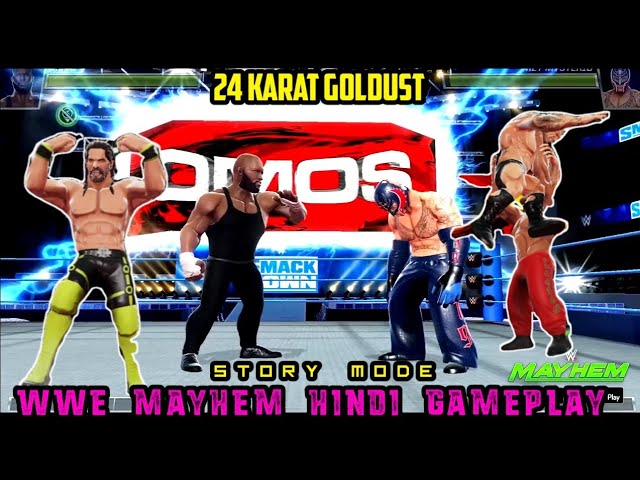 24 KARAT GOLDUST | WWE MAYHEM STORY MODE GAMEPLAY | WWE MAYHEM HINDI |  WALKTHROUGH | #43 - YouTube