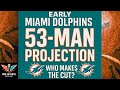Early Miami Dolphins 53-Man Roster Projection Live: Who Makes the Cut? ! | Fins Faithful Podcast