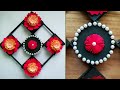 Diy paper flower wall hanging /Simple and beautiful wall hanging/Wall decoration by KovaiCraft #28