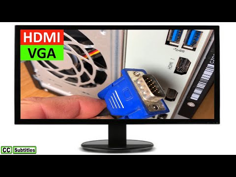 ভিডিও: আমি কিভাবে আমার VGA কে HDMI এর সাথে সংযুক্ত করব?