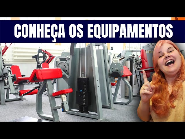 EQUIPAMENTOS DE MUSCULAÇÃO comuns nas academias e suas funções - parte 1 💪  