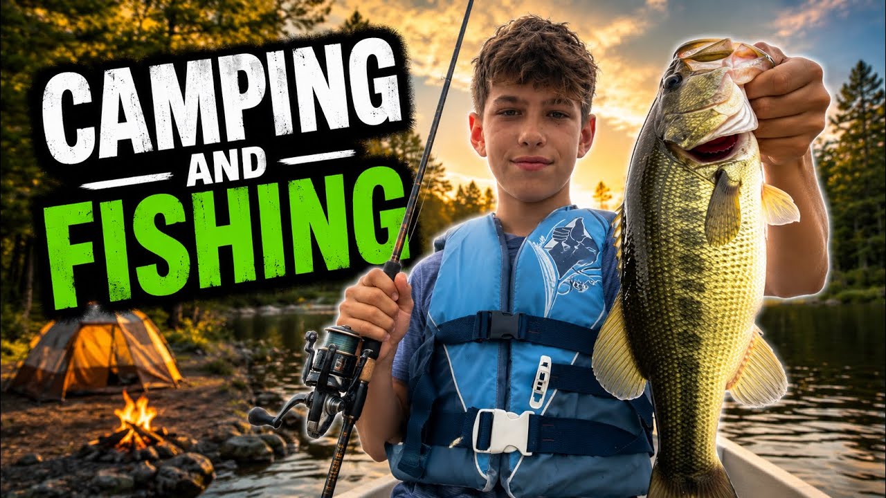 Fishing and camping for BIG bass and perch