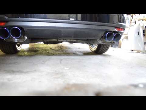 Invidia Q300 Cat Back Exhaust Titanium Tips