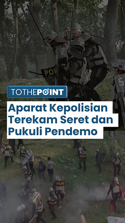 Aparat Kepolisian Terekam Lakukan Kekerasan pada Demonstran saat Demo di Area Dalam Gedung DPR RI