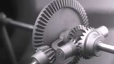 How differential gear works (best quality, with subtitles)
